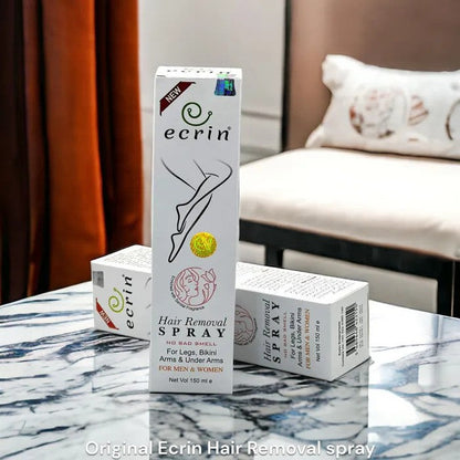 Ecrin Hair Removal Spray – Fast, Painless, and Smooth Hair Removal for All Skin Types | Long-Lasting Results